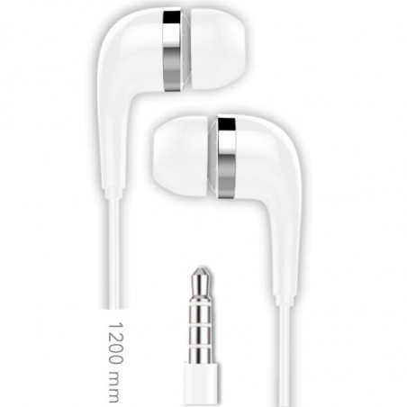 Auriculares Intrauditivos Tech One TEC2905 con Micrófono Jack 3.5 Blancos