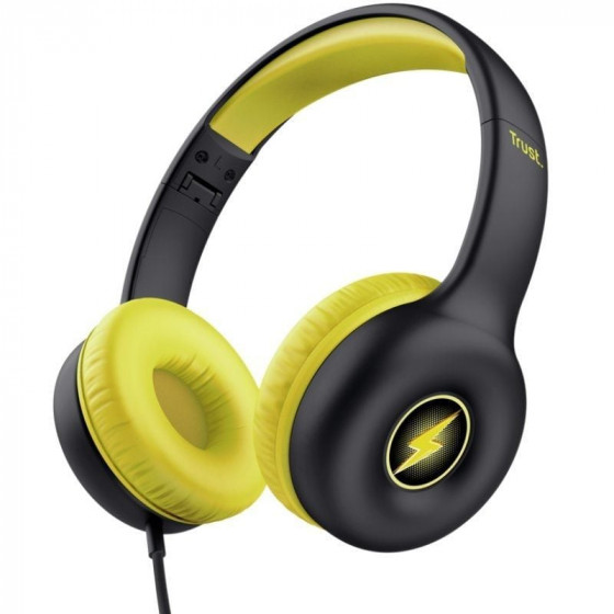 Auriculares Infantiles Trust Nouna Kids con Micrófono Negros
