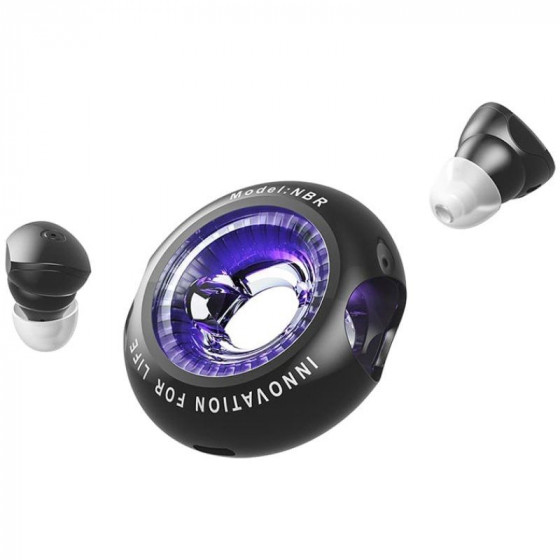 Auriculares Bluetooth Vention NBRB0 con estuche de carga Autonomía 6h Negros