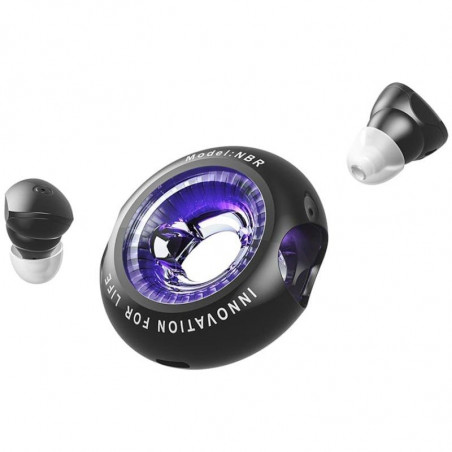Auriculares Bluetooth Vention NBRB0 con estuche de carga Autonomía 6h Negros