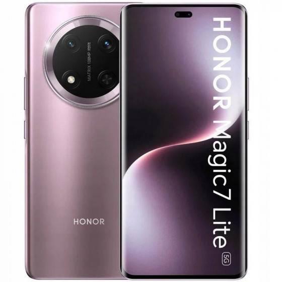 Smartphone Honor Magic 7 Lite 8GB 256GB 6.78' 5G Púrpura Titanio