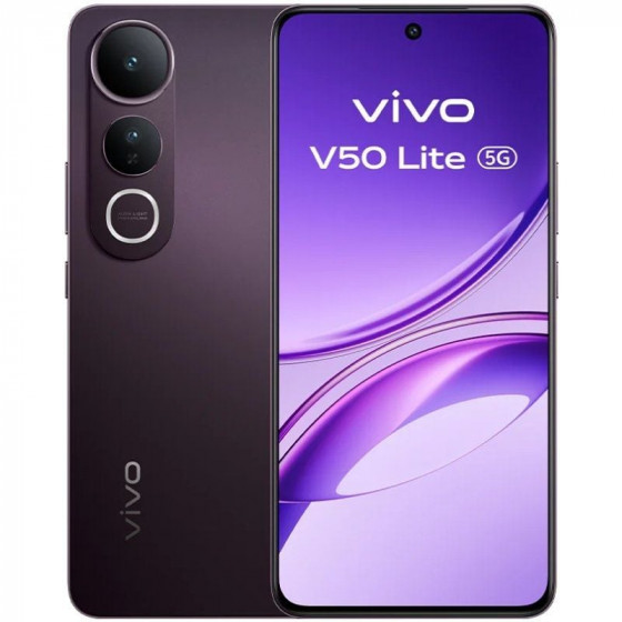 Smartphone Vivo V50 Lite 12GB 512GB 6.77' 5G Negro Fantasmal