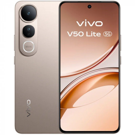Smartphone Vivo V50 Lite 12GB 512GB 6.77' 5G Oro Titanio
