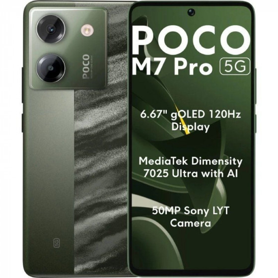 Smartphone Xiaomi POCO M7 Pro 8GB 256GB 6.67' 5G Verde