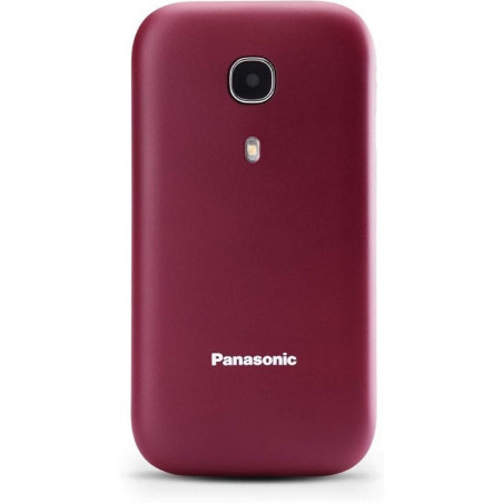 Teléfono Móvil Panasonic KX-TU400EXR para Personas Mayores Rojo Granate