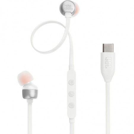 Auriculares Intrauditivos JBL Tune 310C con Micrófono Blancos