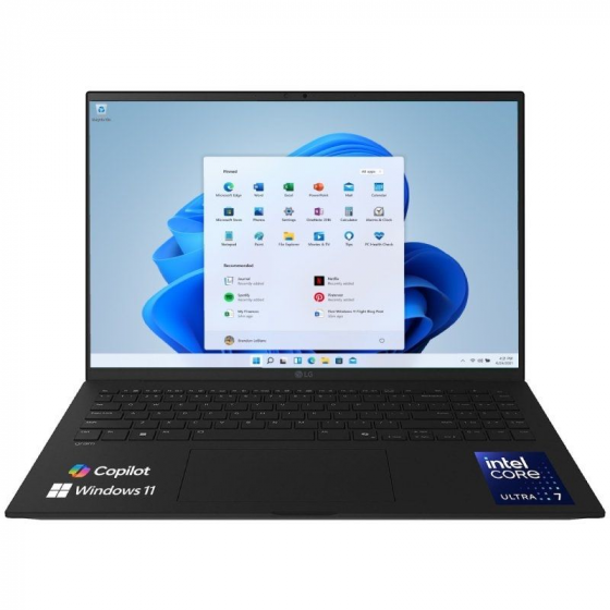 Portátil LG Gram 16Z90T-G.AA78B Intel Core Ultra 7-255H 16GB 1TB SSD 16' Win11