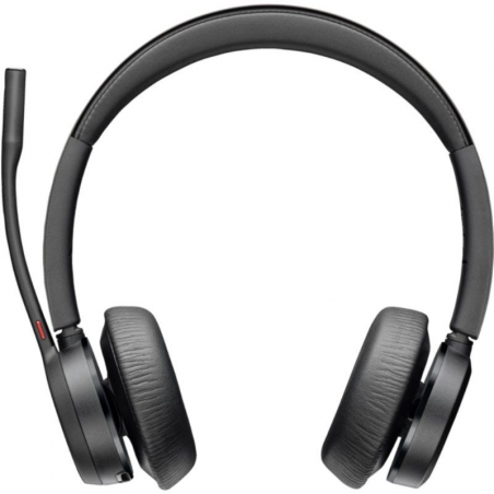 Auriculares Inalámbricos Poly Voyager 4320 para Microsoft Teams + Adaptador BT700 con Micrófono Bluetooth Negros