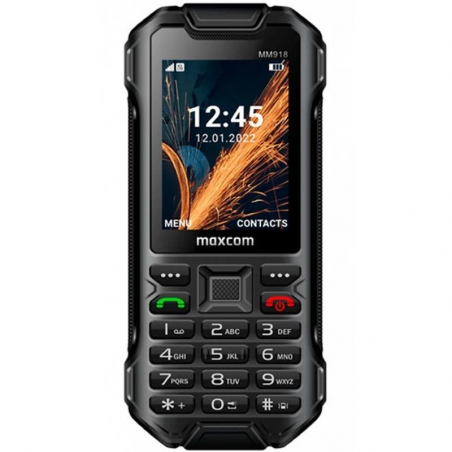 Teléfono Móvil Ruggerizado Maxcom Strong MM918 4G VoLTE Negro