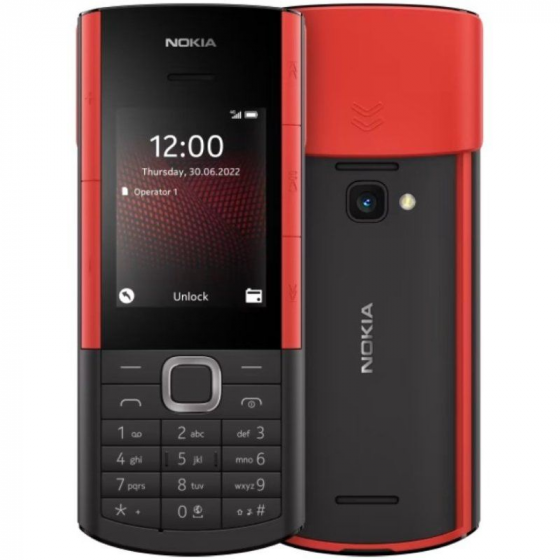 Teléfono Móvil Nokia 5710 XA Negro y Rojo