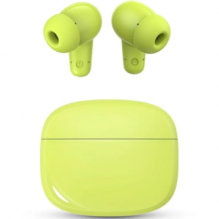 Auriculares Bluetooth SPC Boost Buds con estuche de carga Autonomía 7.5h Verde Lima