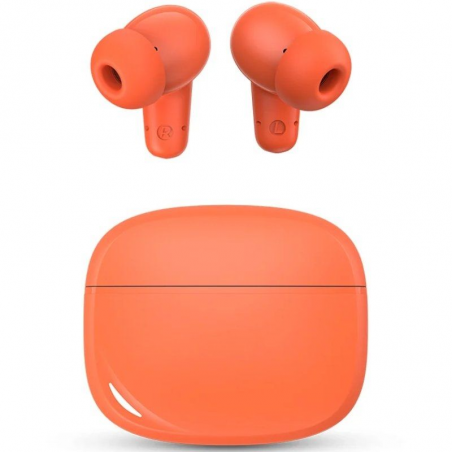 Auriculares Bluetooth SPC Boost Buds con estuche de carga Autonomía 7.5h Rojos