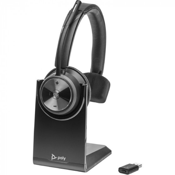 Auricular Inalámbrico Poly Savi 7310 M UC para Microsoft Teams con Micrófono Bluetooth Negro
