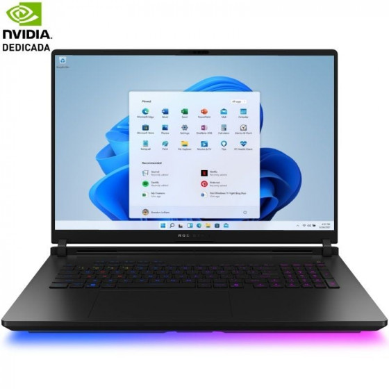 Portátil Gaming Asus ROG Strix SCAR 18 G835LX-SA046W Intel Core Ultra 9-275HX 64GB 4TB SSD GeForce RTX 5090 18' Win11