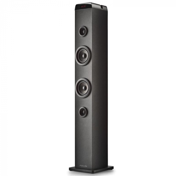 Torre de Sonido con Bluetooth NGS SKY CHARM PRO 80W 2.0 Negra