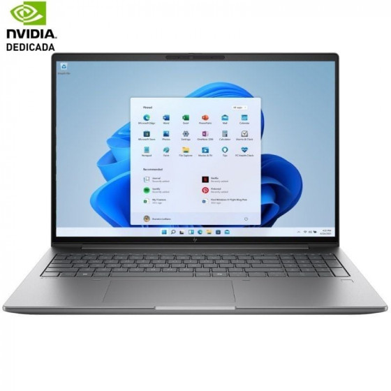Portátil Workstation HP ZBook X G1i B72XCET Intel Core Ultra 7-255H 16GB 1TB SSD RTX Pro 1000 Blackwell 16' Táctil Win11 Pro