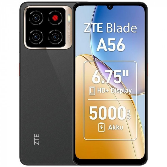 Smartphone ZTE Blade A56 4GB 64GB 6.75' Negro