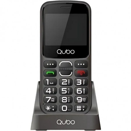 Teléfono Móvil Qubo X-230BKC 4G para Personas Mayores Negro