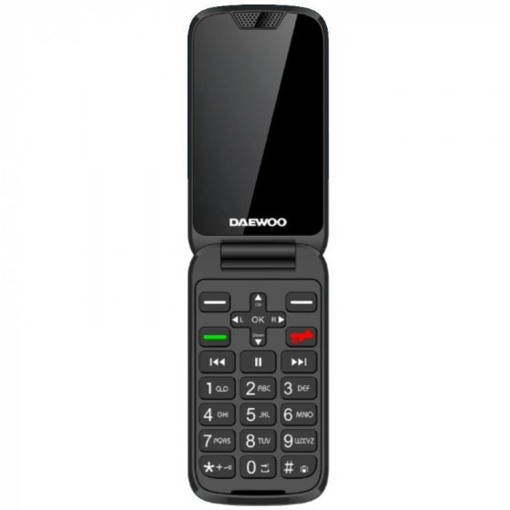 Teléfono Móvil Daewoo DW8005 para Personas Mayores 4G Negro