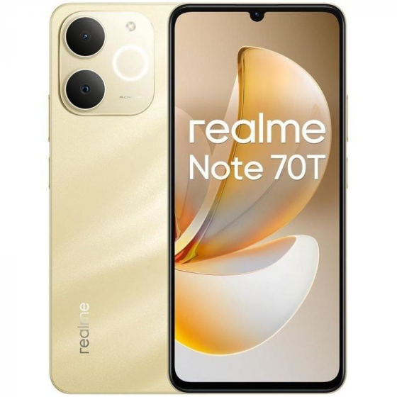Smartphone Realme Note 70T 4GB 256GB 6.74' Dorado Playa