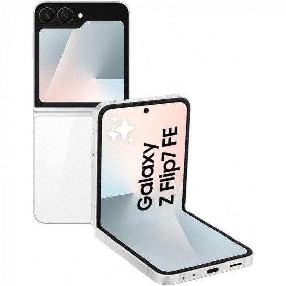 Smartphone Samsung Galaxy Z Flip7 FE 8GB 128GB 6.7' 5G Blanco