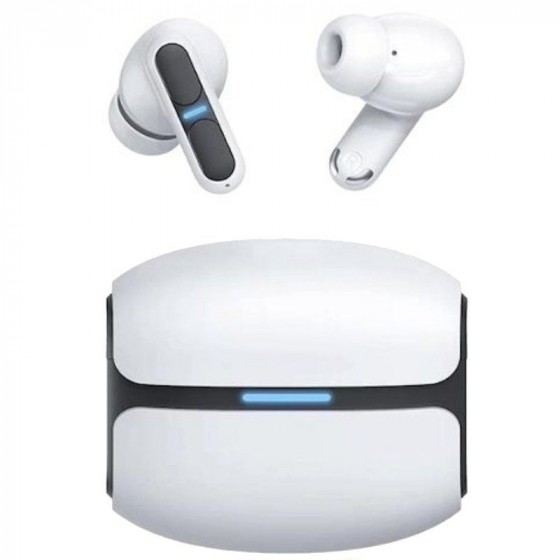Auriculares Bluetooth Leotec TWS Gaming Nebula Fit con estuche de carga Autonomía 7.5h Blancos