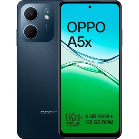 Smartphone Oppo A5x 4GB 128GB 6.67' Negro Azul