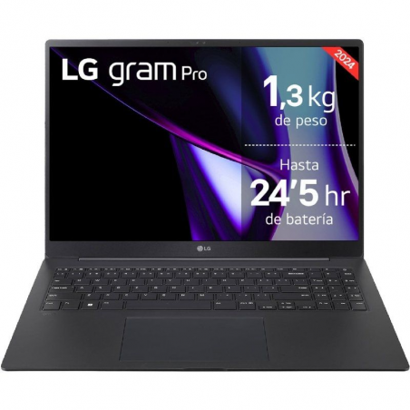 Portátil LG Gram Pro 16ZD90SP-A.AX78B Intel Core Ultra 7-155H 32GB 1TB SSD GeForce RTX 3050 16' Sin Sistema Operativo