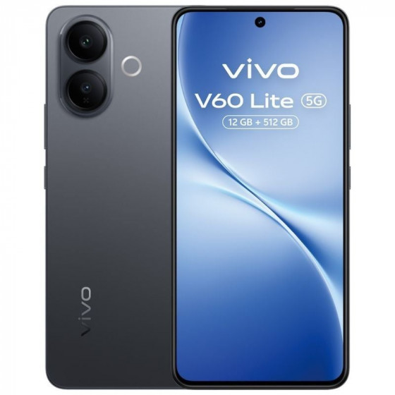 Smartphone Vivo V60 Lite 12GB 512GB 6.77' 5G Negro