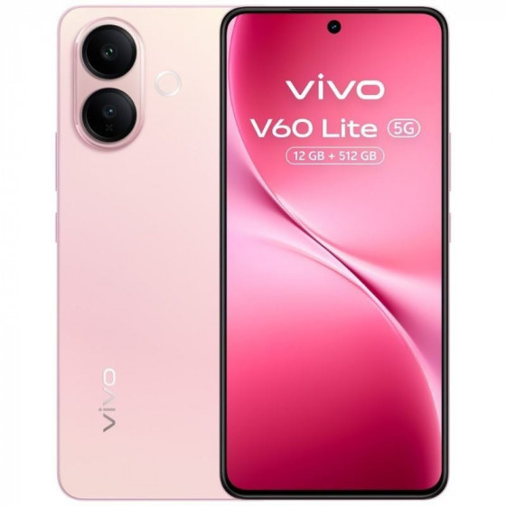 Smartphone Vivo V60 Lite 12GB 512GB 6.77' 5G Rosa
