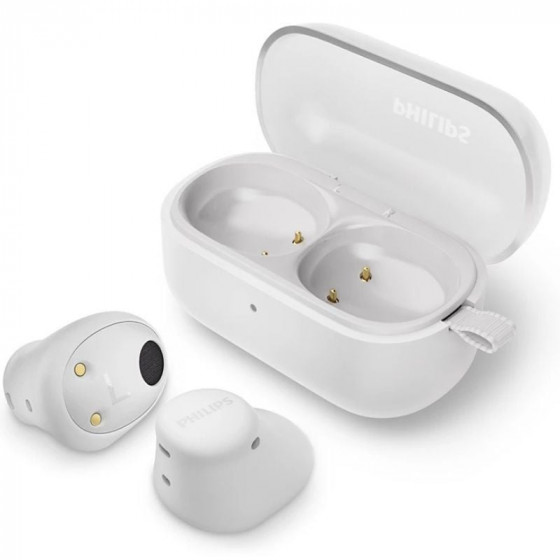 Auriculares Bluetooth Philips TAT2149 con estuche de carga Autonomía 6h Blancos