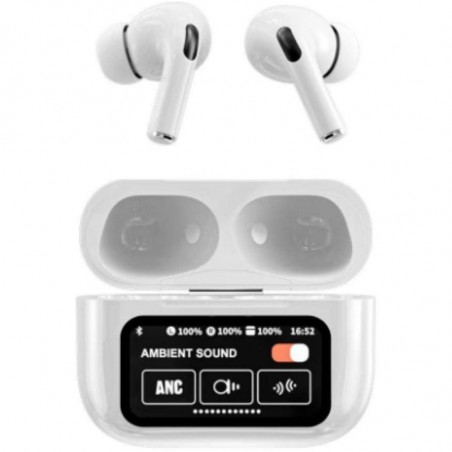 Auriculares Bluetooth Qubo TWS-400WT con estuche de carga Autonomía 4h Blancos
