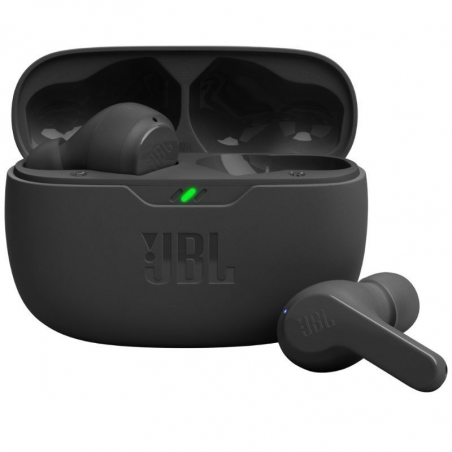 Auriculares Bluetooth JBL Wave Beam con estuche de carga Autonomía 8h Negros