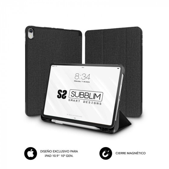 Funda Subblim Shock Case SUBCST-5SC316 para iPad 10ª Generación de 10.9' Negra