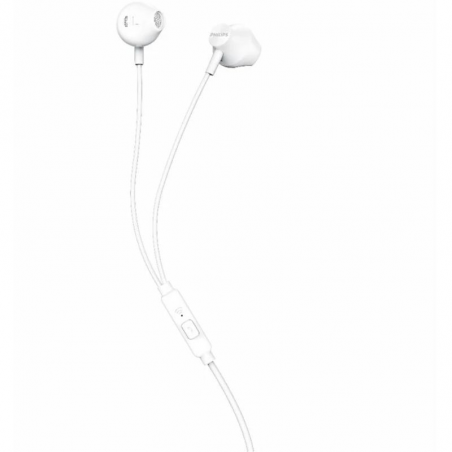 Auriculares Intrauditivos Philips TAUE101 con Micrófono Jack 3.5 Blancos