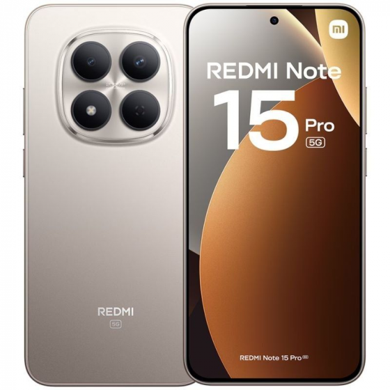 Smartphone Xiaomi Redmi Note 15 Pro 8GB 512GB 6.83' 5G Titanio