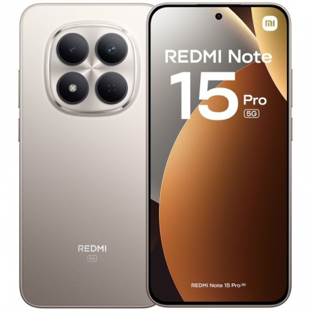 Smartphone Xiaomi Redmi Note 15 Pro 8GB 512GB 6.83' 5G Titanio