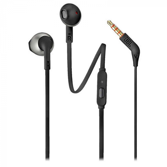 Auriculares Intrauditivos JBL Tune 205 con Micrófono Jack 3.5 Negros