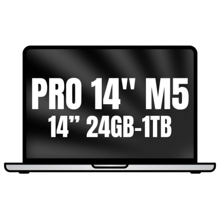 Apple Macbook Pro 14' M5 Pro 15-Core CPU 24GB 1TB SSD 16-Core GPU Plata