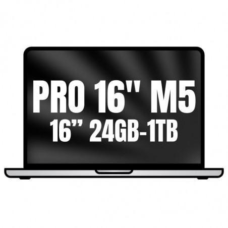Apple Macbook Pro 16' M5 Pro 18-Core CPU 24GB 1TB SSD 20-Core GPU Plata