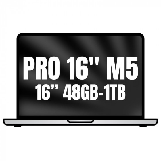 Apple Macbook Pro 16' M5 Pro 18-Core CPU 48GB 1TB SSD 20-Core GPU Plata