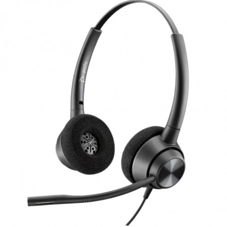 Auriculares Poly EncorePro 320 con Micrófono QD Negros