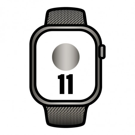 Apple Watch Series 11 GPS  Cellular 46mm Titanio Natural Correa Milanese Natural SM