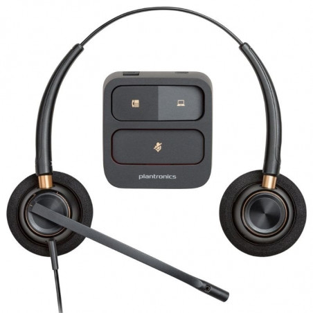 Auriculares Poly EncorePro 520 con Micrófono QD Negros