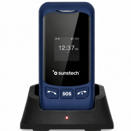 Teléfono Móvil Sunstech CELT26 para Personas Mayores Azul
