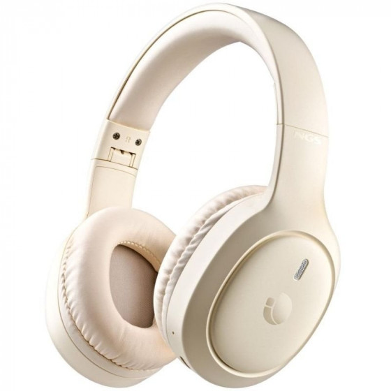 Auriculares Inalámbricos NGS Artica Tempest con Micrófono Bluetooth Beige