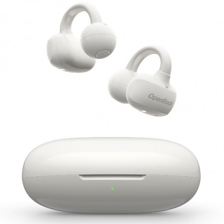 Auriculares Deportivos de Conducción Aérea OpenRock E OPACE02 con estuche de carga Autonomía 7h Blancos