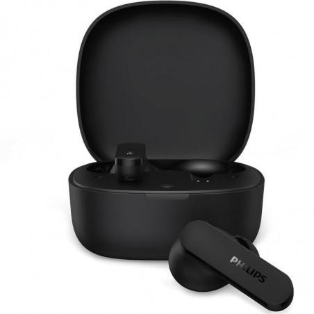 Auriculares Bluetooth Philips TAT2100BK con estuche de carga Autonomía 8h Negros