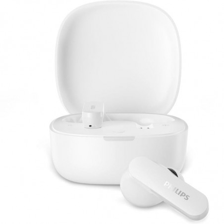 Auriculares Bluetooth Philips TAT2100WT con estuche de carga Autonomía 8h Blancos