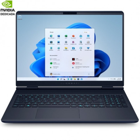 Portátil Gaming Dell Alienware 16X Aurora Intel Core Ultra 9-275HX 32GB 1TB SSD GeForce RTX 5070 16' Win11